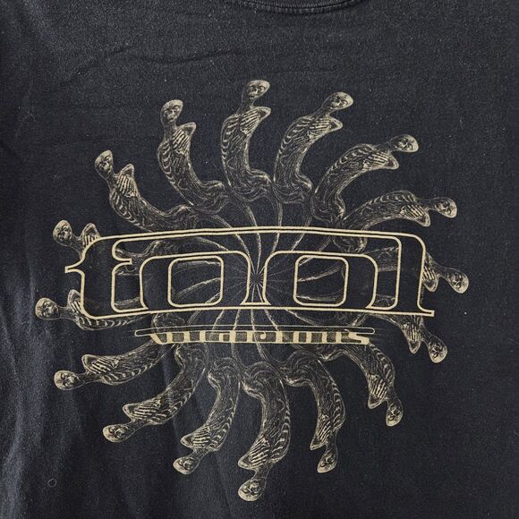 Tool Vicarious Skeleton 10000 Days T-shirt Size Small Black Band Tee Vintage - Picture 3 of 7